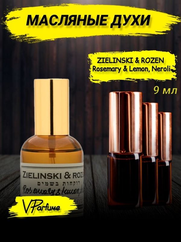 Oil perfume Zelinski ROSEMARY & LEMON, NEROLI (9 ml)